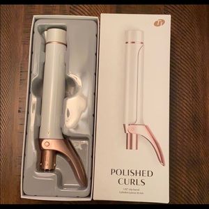 T3 Polished Curls 1.25” Clip Barrel